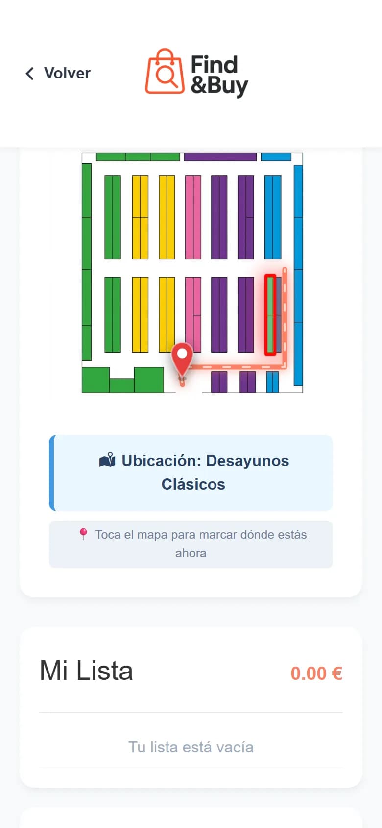 Croquis de tienda desde el móvil